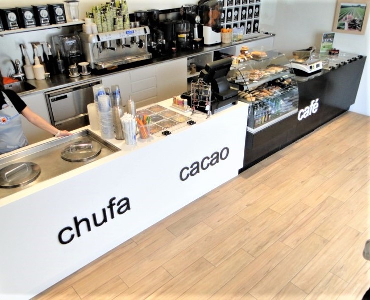 MOSTRADOR PARA CAFETERÍA